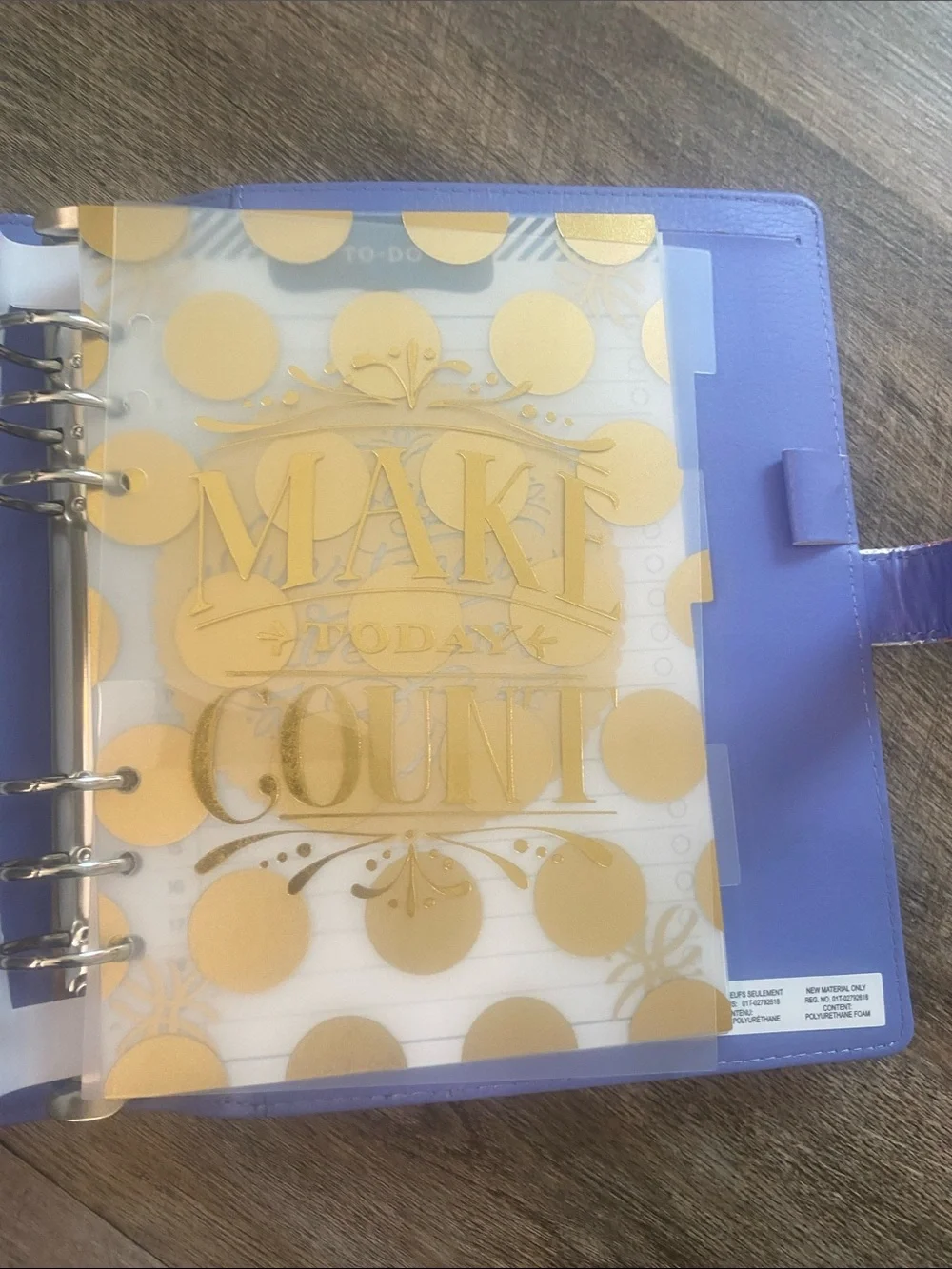 NWT Recollections Iridescent Holographic Planner